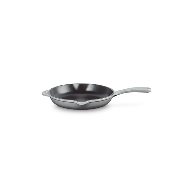 【Le Creuset】琺瑯鑄鐵圓煎盤 ( 櫻桃紅/火焰橘/迷霧灰 3色選1)