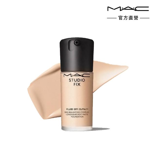 【M.A.C】自帶濾鏡底妝組(超持妝輕透濾鏡蜜粉+超持妝濾鏡粉底液 SPF25/PA++ 30ml #詐片粉底/防曬)