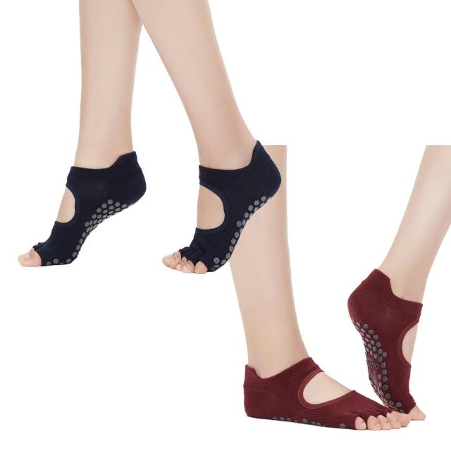 【Clesign】Toe Grip Socks 瑜珈露趾襪 - 兩入組(瑜珈襪、止滑襪)