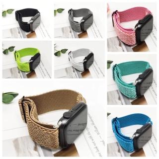 【LOYALTY】Apple Watch1/2/3/4/5/6/SE 波浪紋尼龍編織彈力鬆緊錶帶 38/40/42/44mm 8色(尼龍編織款41/45mm)
