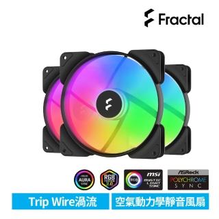 【Fractal Design】AspectRGB 風扇14cm-黑-3入包裝