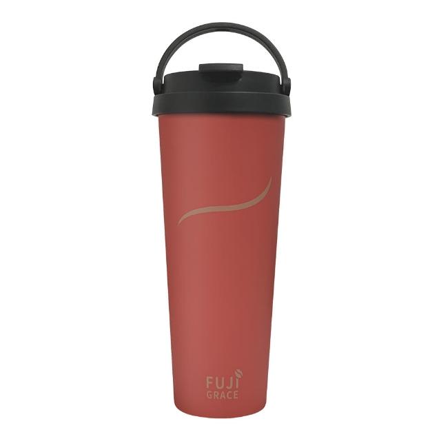 【FUJI-GRACE 日本富士雅麗】買1送1_陶瓷噴層手提保溫杯700ml(FJ-934*2)(保溫瓶)