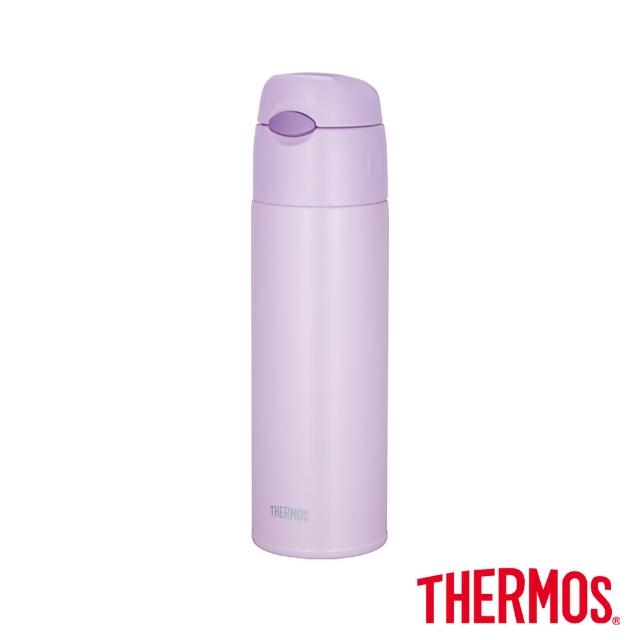 【THERMOS 膳魔師】買1送1_不鏽鋼彈蓋吸管設計保溫瓶550ml(FHL-551)