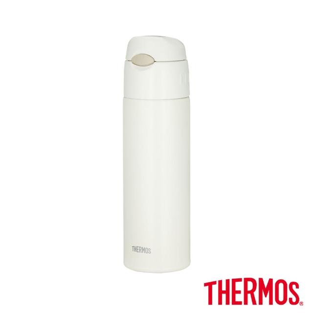 【THERMOS 膳魔師】買1送1_不鏽鋼彈蓋吸管設計保溫瓶550ml(FHL-551)