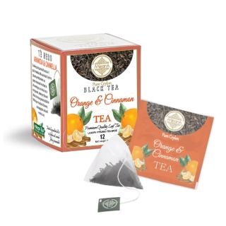 【MlesnA  曼斯納】甜橙肉桂紅茶 Orange & Cinnamon Tea(12入/盒)