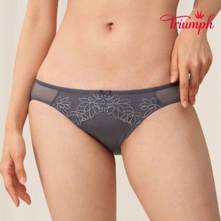 【Triumph 黛安芬】相思水感動系列網布低腰三角內褲 M-EL(深灰色)