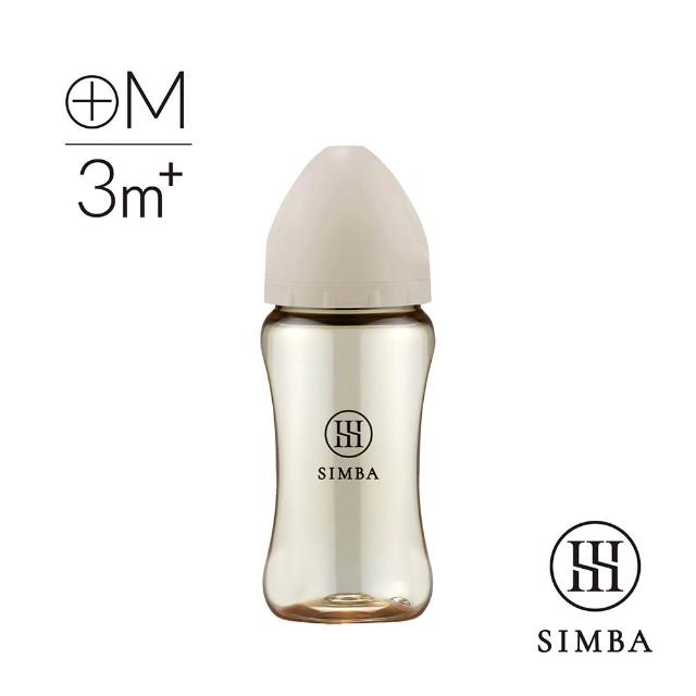 【Simba 小獅王辛巴】蘊蜜鉑金PPSU寬口防脹氣奶瓶270ml(全齡適用/主導式餵奶專用)