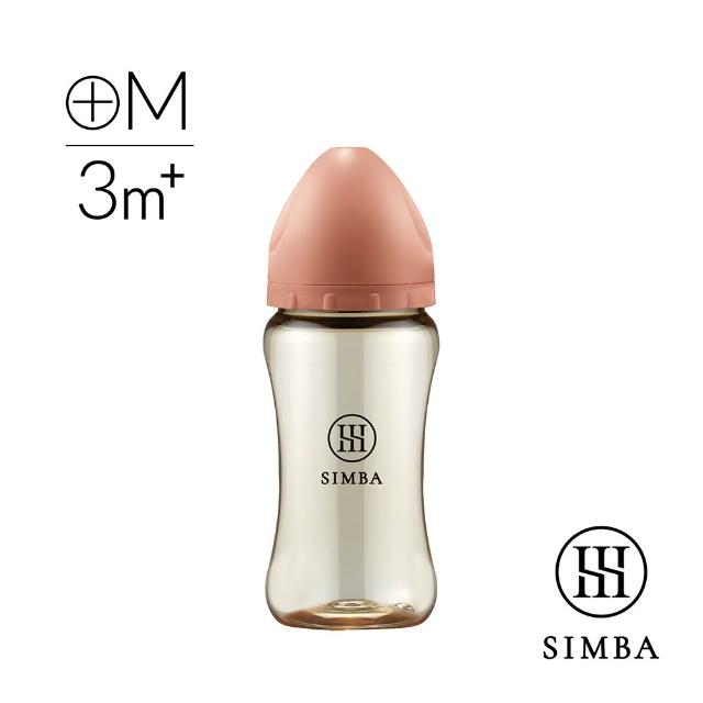 【Simba 小獅王辛巴】蘊蜜鉑金PPSU寬口防脹氣奶瓶270ml(全齡適用/主導式餵奶專用)