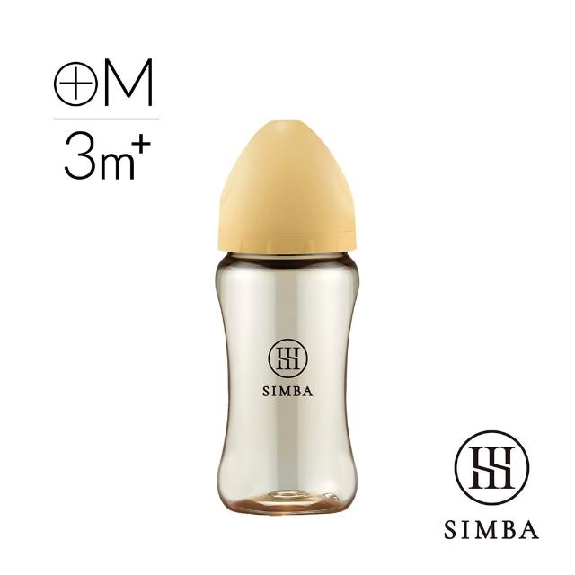 【Simba 小獅王辛巴】蘊蜜鉑金PPSU寬口防脹氣奶瓶270ml(全齡適用/主導式餵奶專用)