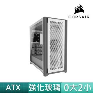 【CORSAIR 海盜船】5000D AIRFLOW 白玻璃