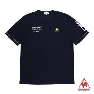 【LE COQ SPORTIF 公雞】短袖T恤 男-藏青-LWN2170439