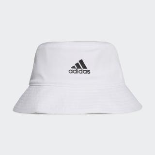 【adidas 愛迪達】Adidas Cotton Bucket    男女 漁夫帽 運動 休閒 田徑 慢跑 遮陽帽 白(H36811)