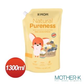 【MOTHER-K】有機植萃嬰幼兒柔軟精1300ml(袋裝)