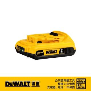 【DEWALT 得偉】20Vmax XR超鋰電池4.0Ah 薄型(B-DCB240)