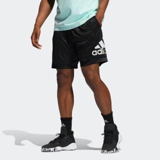 【adidas 愛迪達】Adidas Abstract Short 男 短褲 運動 籃球 休閒 舒適 吸濕 排汗 黑(GH6723)