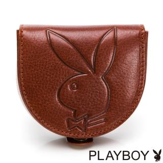 【PLAYBOY】零錢包 Mr. Rabbit系列(咖色)