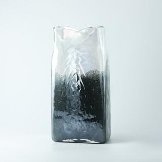 【花意空間】漸變貝殼珠光花瓶 - 大(插花 玻璃 花器)