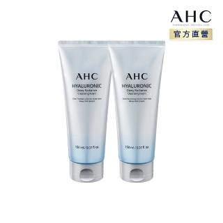 【AHC】買一送一★超能玻尿酸肌亮潔顏乳150ml x2(150ml + 150ml)