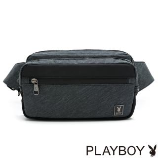 【PLAYBOY】腰包可單肩背 Advance系列(灰色)
