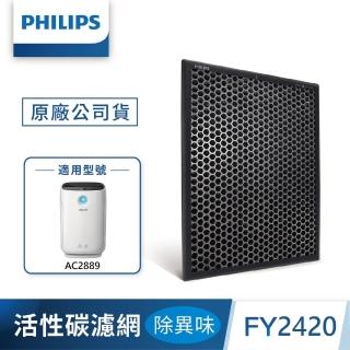 【Philips 飛利浦】活性碳濾網-除異味 -FY2420(適用 AC2889)