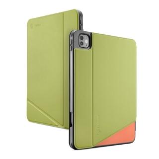 【tomtoc】iPad pro 11吋 2021版 多角度折疊平板保護套 酪梨綠(實機開模 精準孔洞)