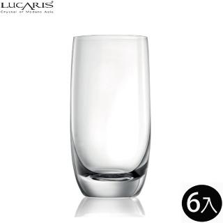 【LUCARIS】無鉛水晶高球杯 415cc 上海系列 玻璃杯 6入組(高球杯)