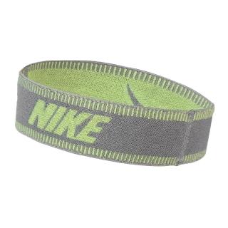 【NIKE 耐吉】頭帶 Sport Headband 運動休閒 男女款 球類運動 防止細髮掉落 吸汗 灰 綠(N100161207-0OS)