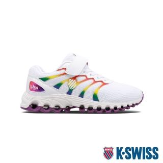 【K-SWISS】輕量訓練鞋 Tubes Comfort 200 Strap-童-白/彩虹(57160-183)