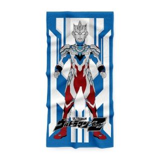 【超人力霸王 Ultraman】100%純棉浴巾 傑特 61x112cm(正版授權 無毒染料 快乾面料)