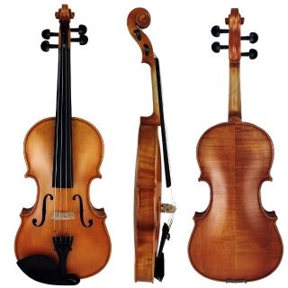 【SEKWANG】SVN-500雲杉實木虎紋小提琴-4/4嚴選烏木配件/具備微調器/全套配件(SVN-500雲杉實木虎紋小提琴)