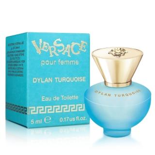 【VERSACE 凡賽斯】組合-狄倫淡藍女性淡香水小香5ml(原廠公司貨)