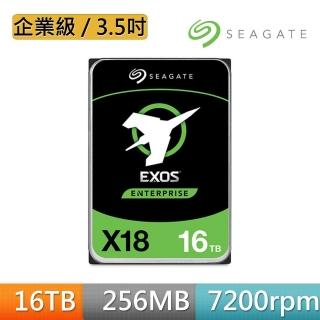 【SEAGATE 希捷】EXOS SATA 16TB 3.5吋 企業級硬碟(ST16000NM000J)