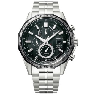 【CITIZEN 星辰】GENTS系列 電波對時 鈦金屬 萬年曆 光動能計時腕錶(AT8218-81E)