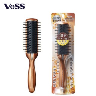 【VESS】機能性保濕護髮隨行梳-小款(護髮梳/除靜電/氨基酸/手拿梳)