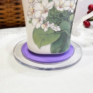 【TSL 新潮流】彩色防滑杯墊(超值30入(福利品)附杯墊架)