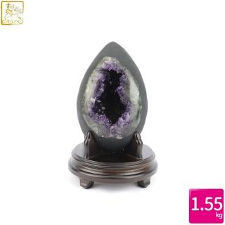 【吉祥水晶】烏拉圭紫水晶恐龍蛋 1.55kg(聚財聚福氣)