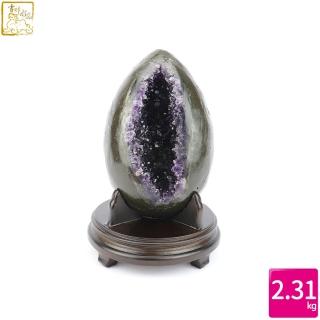 【吉祥水晶】烏拉圭紫水晶恐龍蛋 2.31kg(聚財聚福氣)