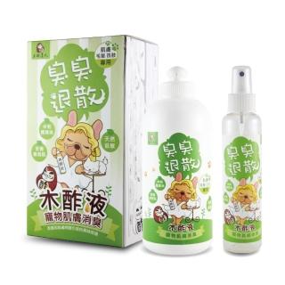 【木酢達人】寵物肌膚消臭木酢液500ml贈150ml噴霧空瓶(肌膚、毛髮、四肢專用)