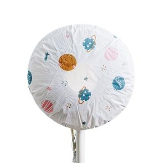 電風扇防塵罩 平面 星球印花 45cm