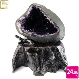 【吉祥水晶】烏拉圭紫晶洞 24.86kg(聚氣納財)