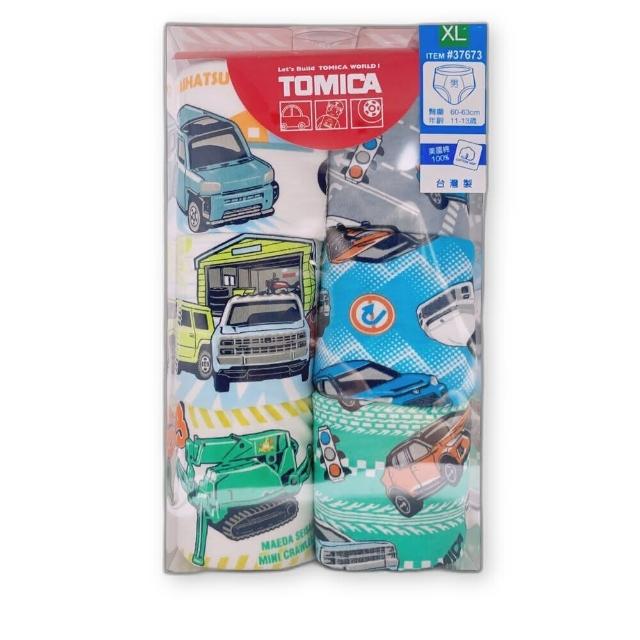 【TOMICA】台灣製男童卡通三角內褲-6入組 