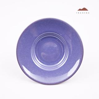 【唐泉茗茶】紫砂琺瑯盤 單色 13(紫砂與琺瑯結合獨一無二技術 茶盤 點心盤)