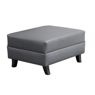 【MUNA 家居】3094型灰色貓抓皮腳踏(皮沙發 沙發 單人座 貓抓皮)