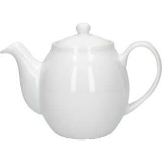 【KitchenCraft】陶製茶壺(白1000ml)