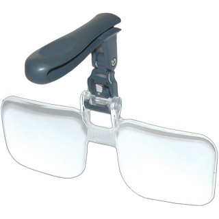 【CARSON 卡薾紳】夾帽放大鏡(2.25x)