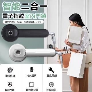 【WIDE VIEW】智能二合一電子指紋室內門鎖(LOCK-130)