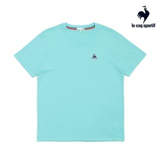 【LE COQ SPORTIF 公雞】短袖T恤 中性-貝殼綠-LON2380941