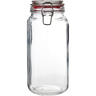 【Premier】扣式玻璃密封罐(紅2L)