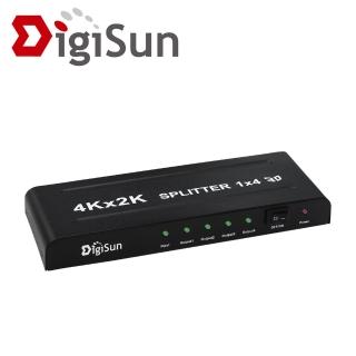 【DigiSun 得揚】VH714 4K2K HDMI一進四出分配器