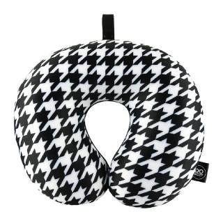 【DQ】緩衝顆粒護頸枕(千鳥紋)